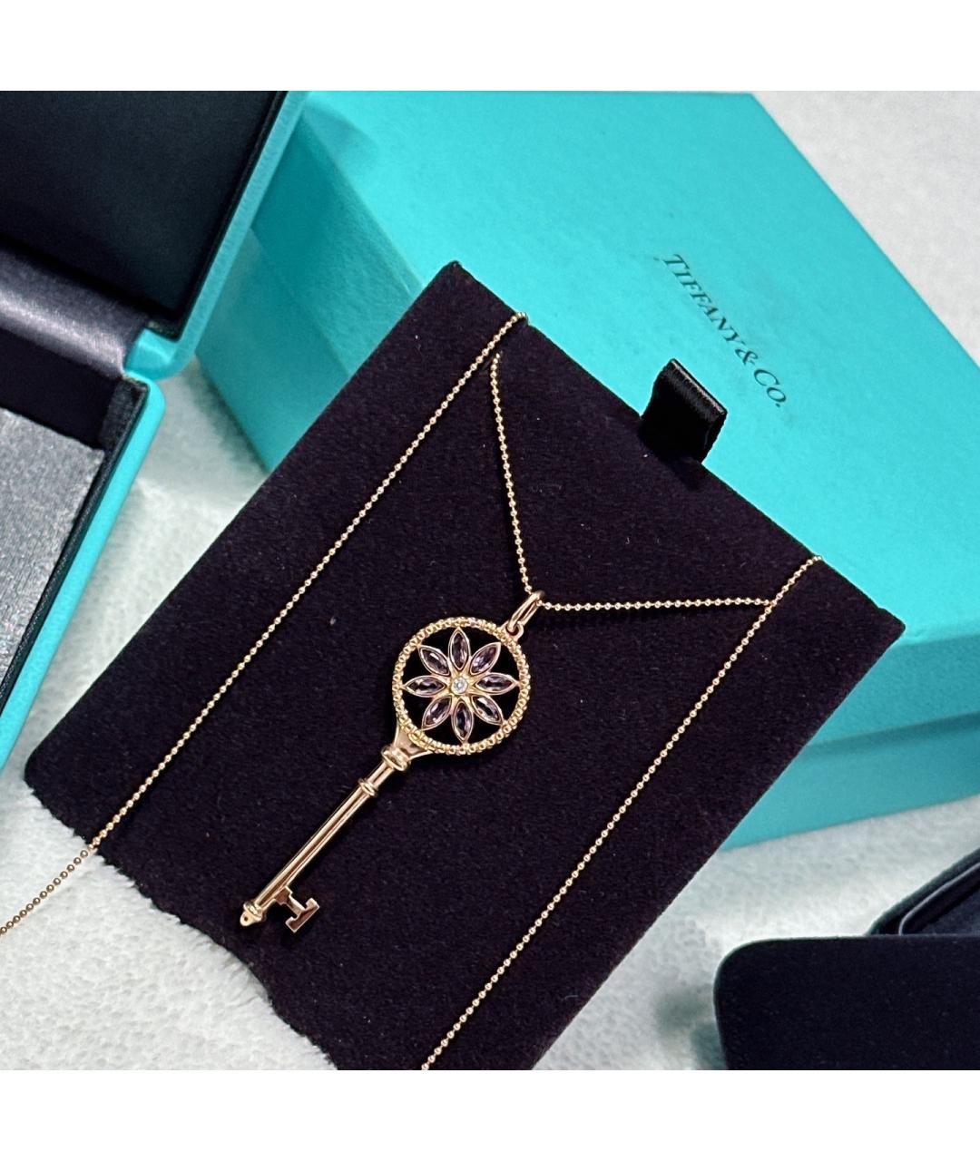 TIFFANY&CO Золотая подвеска из розового золота, фото 3