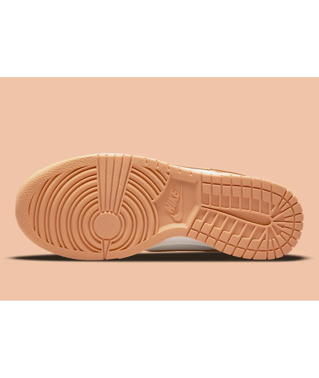 NIKE Бежевые кожаные кроссовки, фото 4