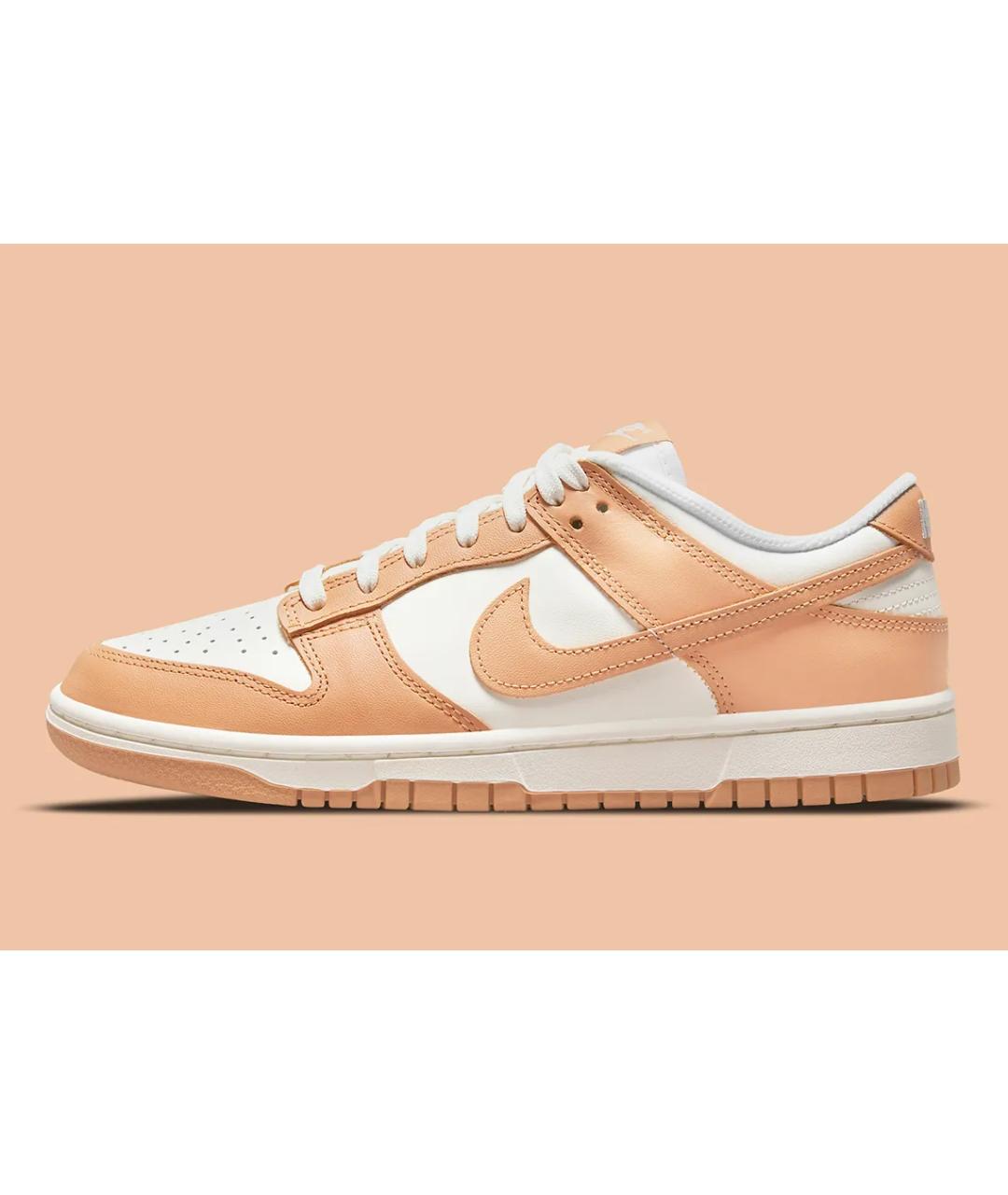 NIKE Бежевые кожаные кроссовки, фото 8
