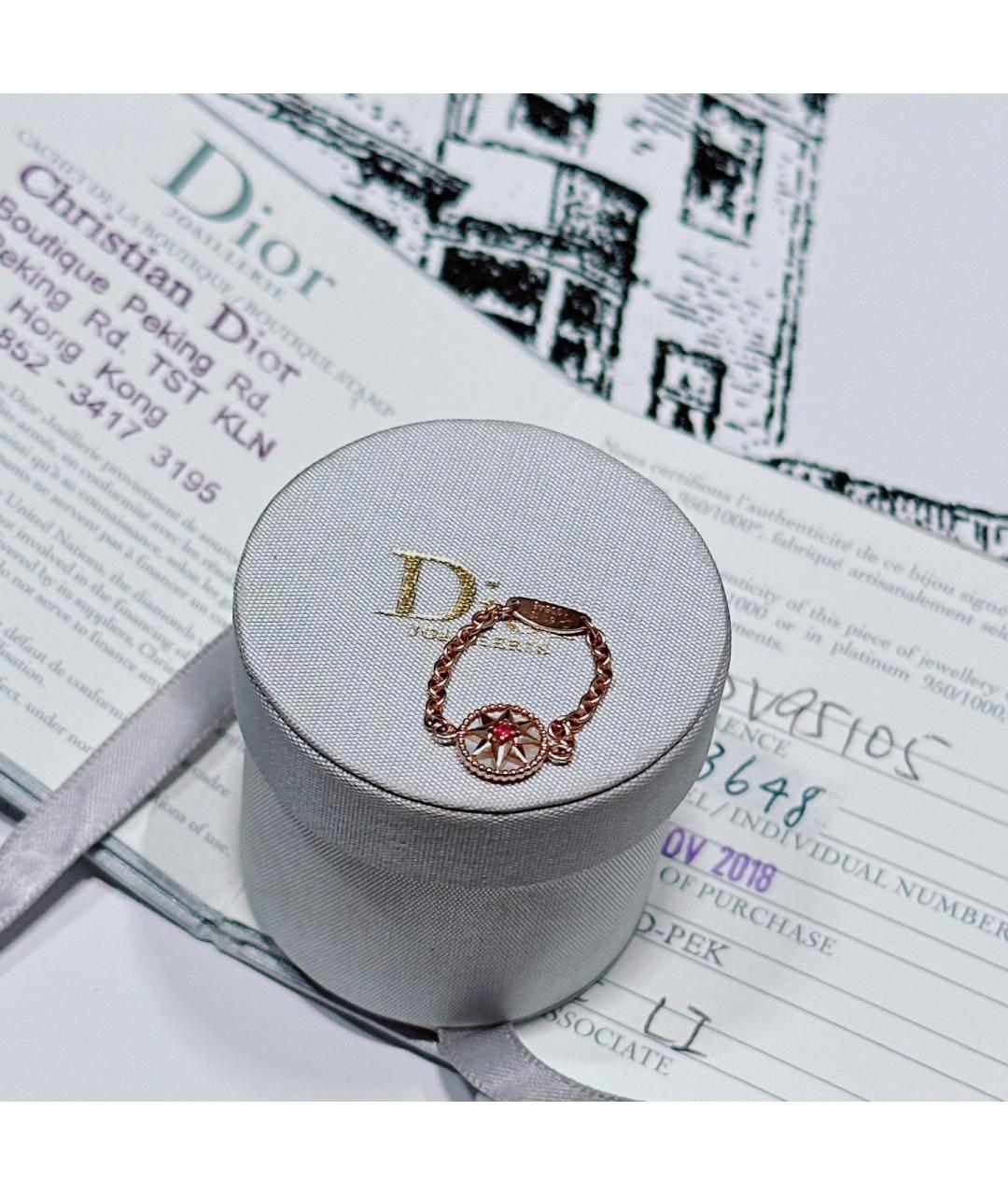 CHRISTIAN DIOR Золотое кольцо из розового золота, фото 4