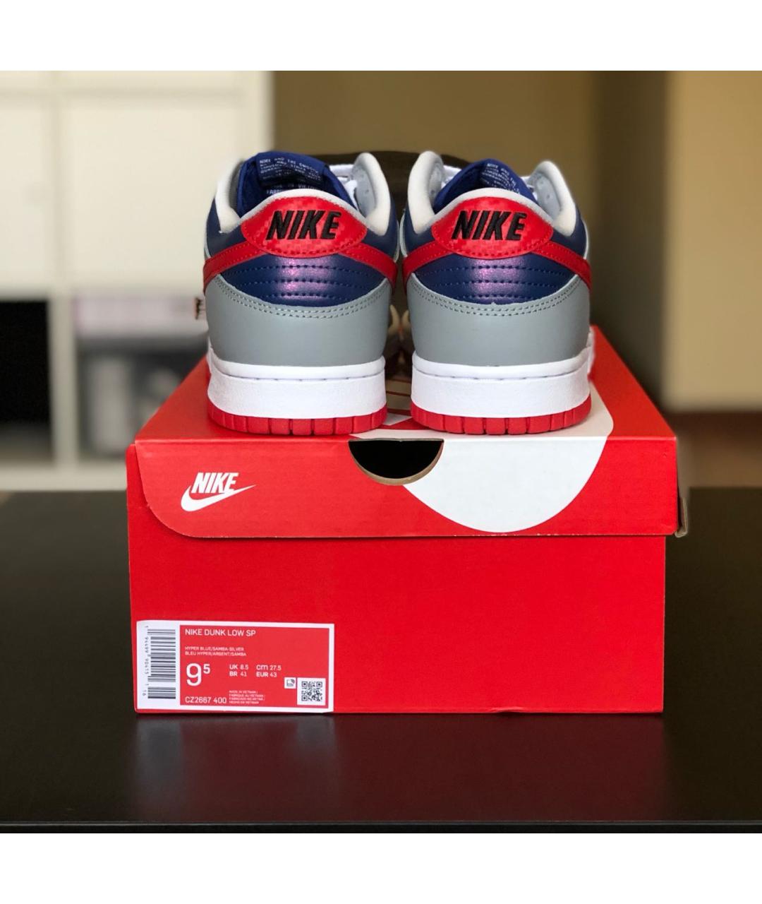 NIKE Мульти кожаные низкие кроссовки / кеды, фото 4