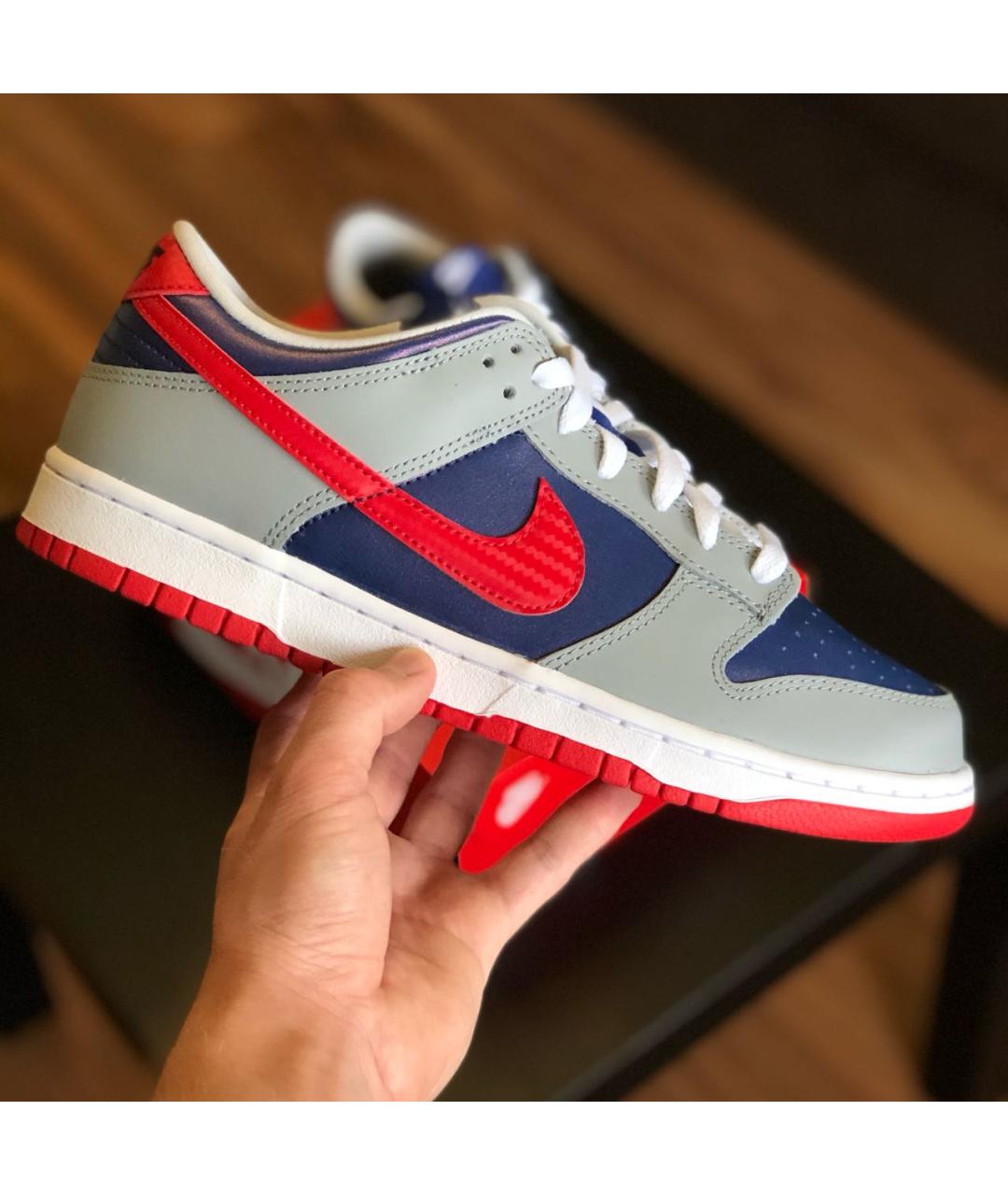 NIKE Мульти кожаные низкие кроссовки / кеды, фото 3