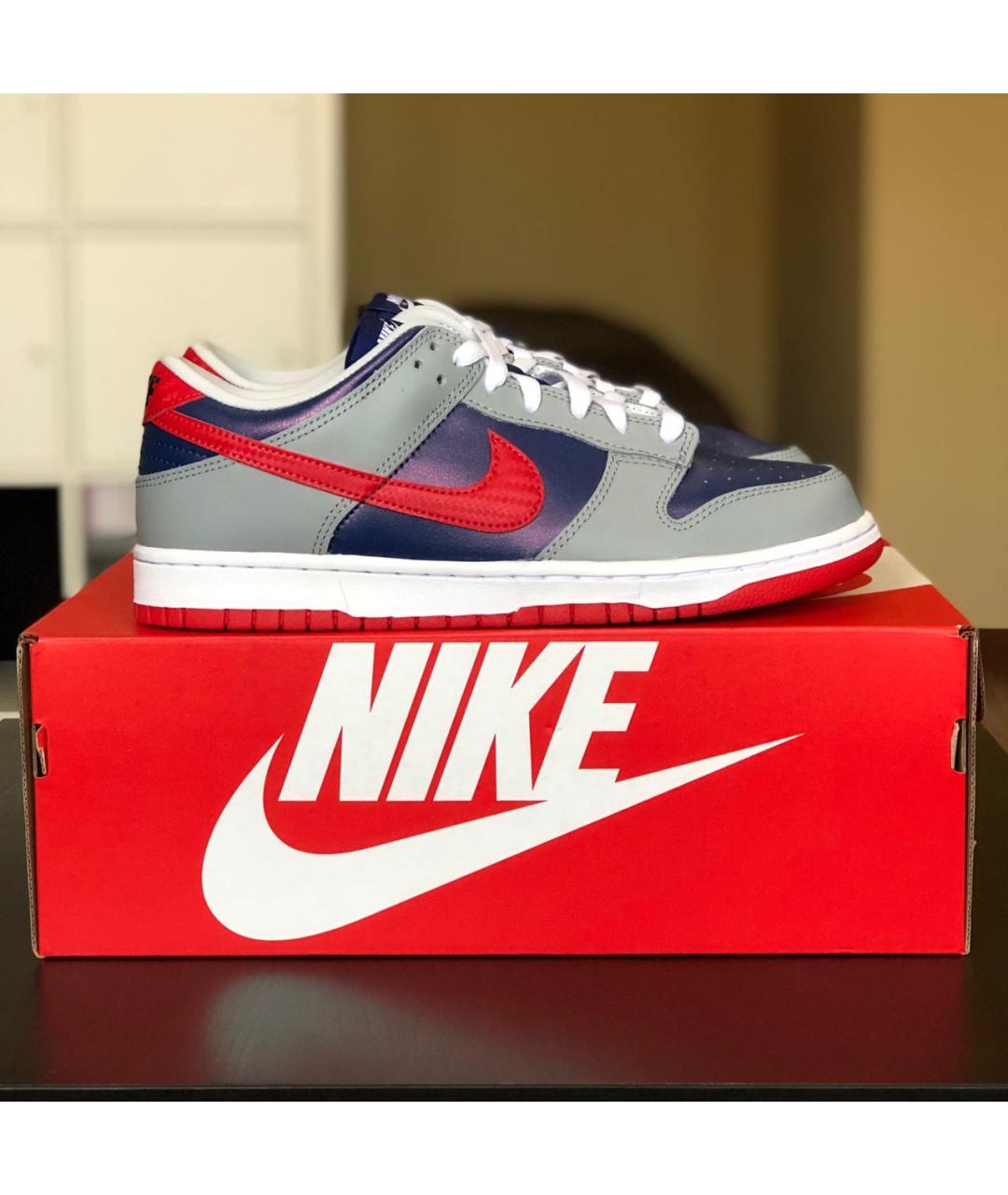 NIKE Мульти кожаные низкие кроссовки / кеды, фото 5