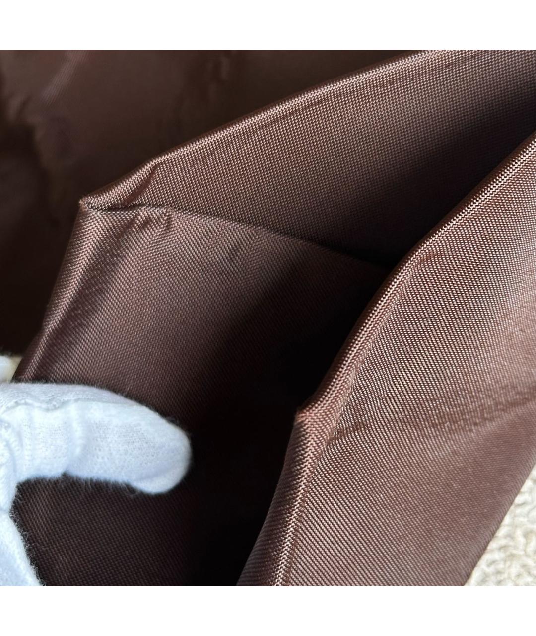 LONGCHAMP Коричневая тканевая дорожная/спортивная сумка, фото 6