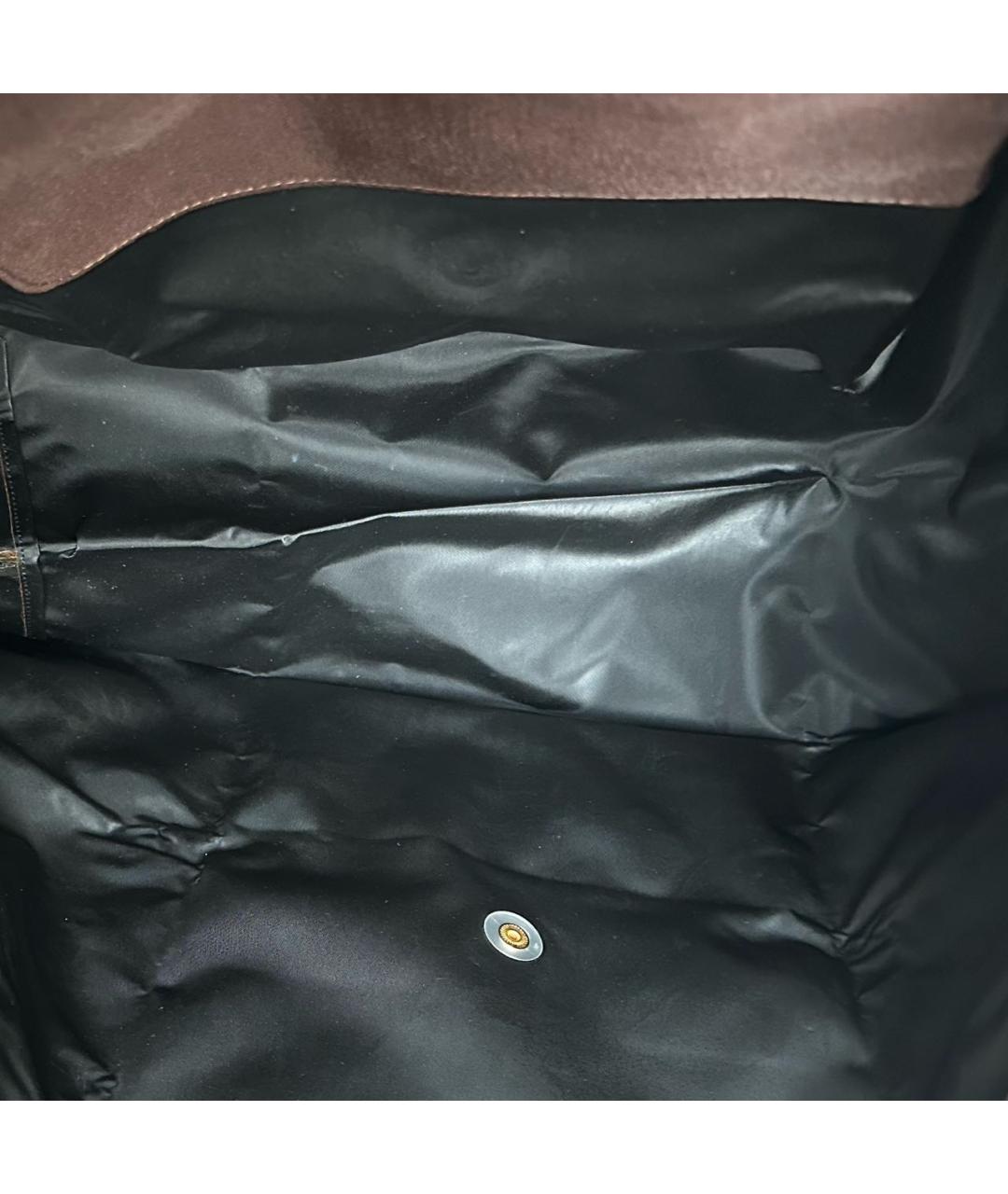 LONGCHAMP Коричневая тканевая дорожная/спортивная сумка, фото 4