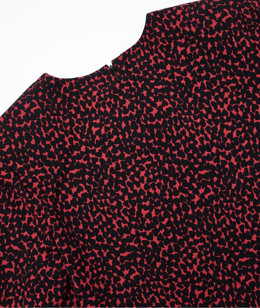 SAINT LAURENT Красное вискозное повседневное платье, фото 5