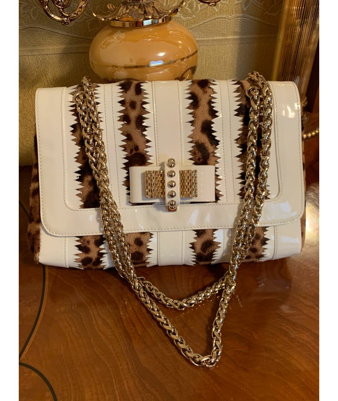 CHRISTIAN LOUBOUTIN Сумка тоут из лакированной кожи, фото 9