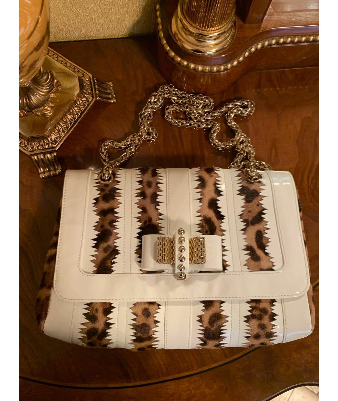 CHRISTIAN LOUBOUTIN Сумка тоут из лакированной кожи, фото 3