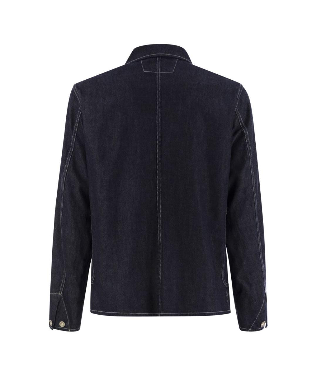 CP COMPANY Темно-синяя хлопковая куртка, фото 2