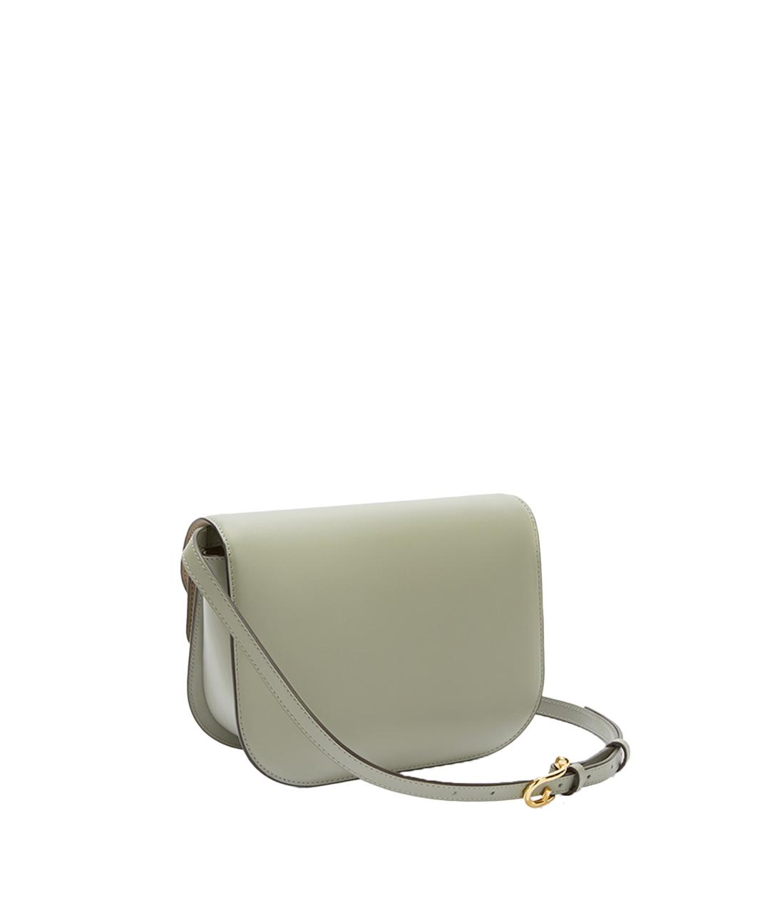 FURLA Зеленая кожаная сумка через плечо, фото 2