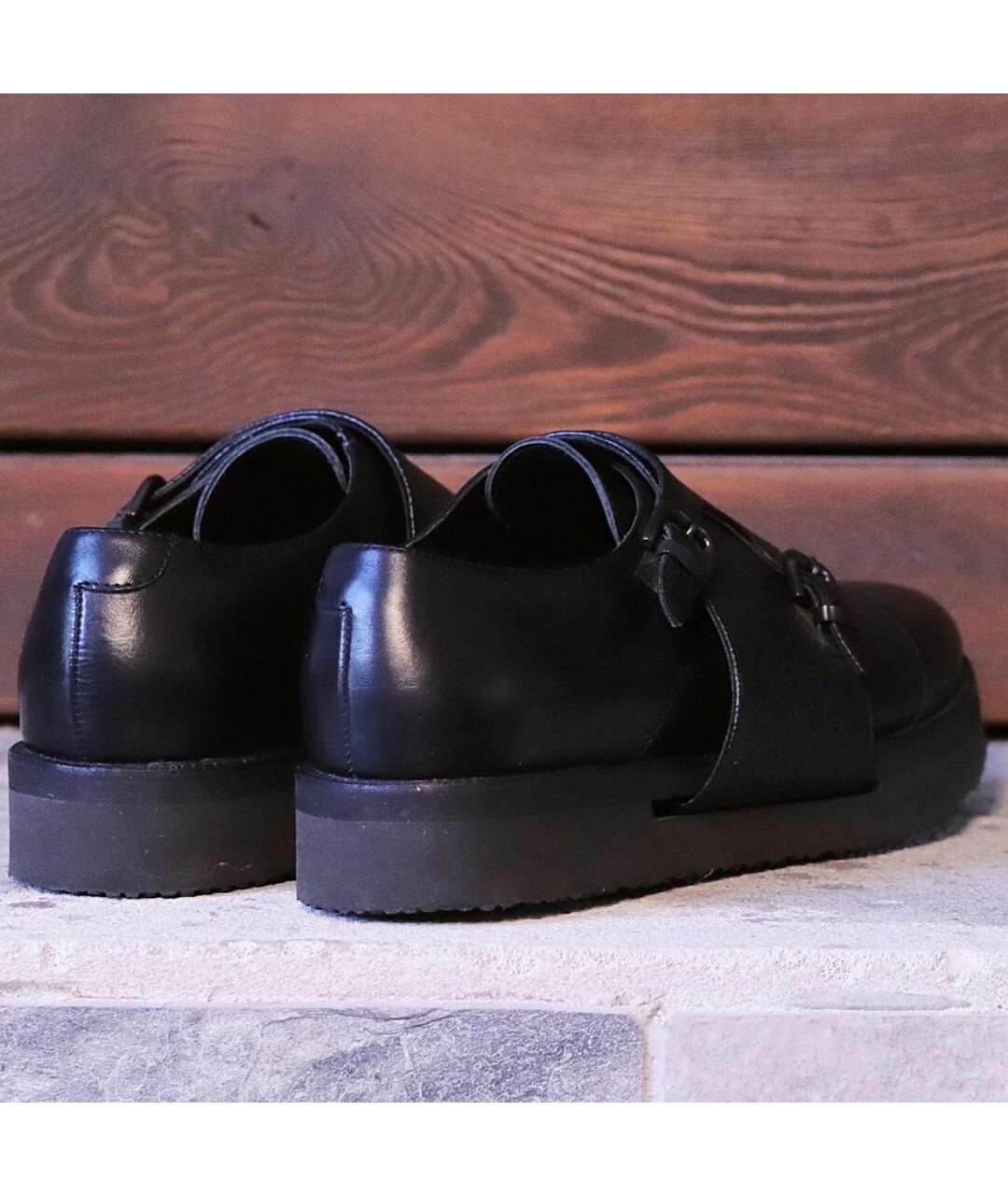 BIKKEMBERGS Черные кожаные туфли, фото 3