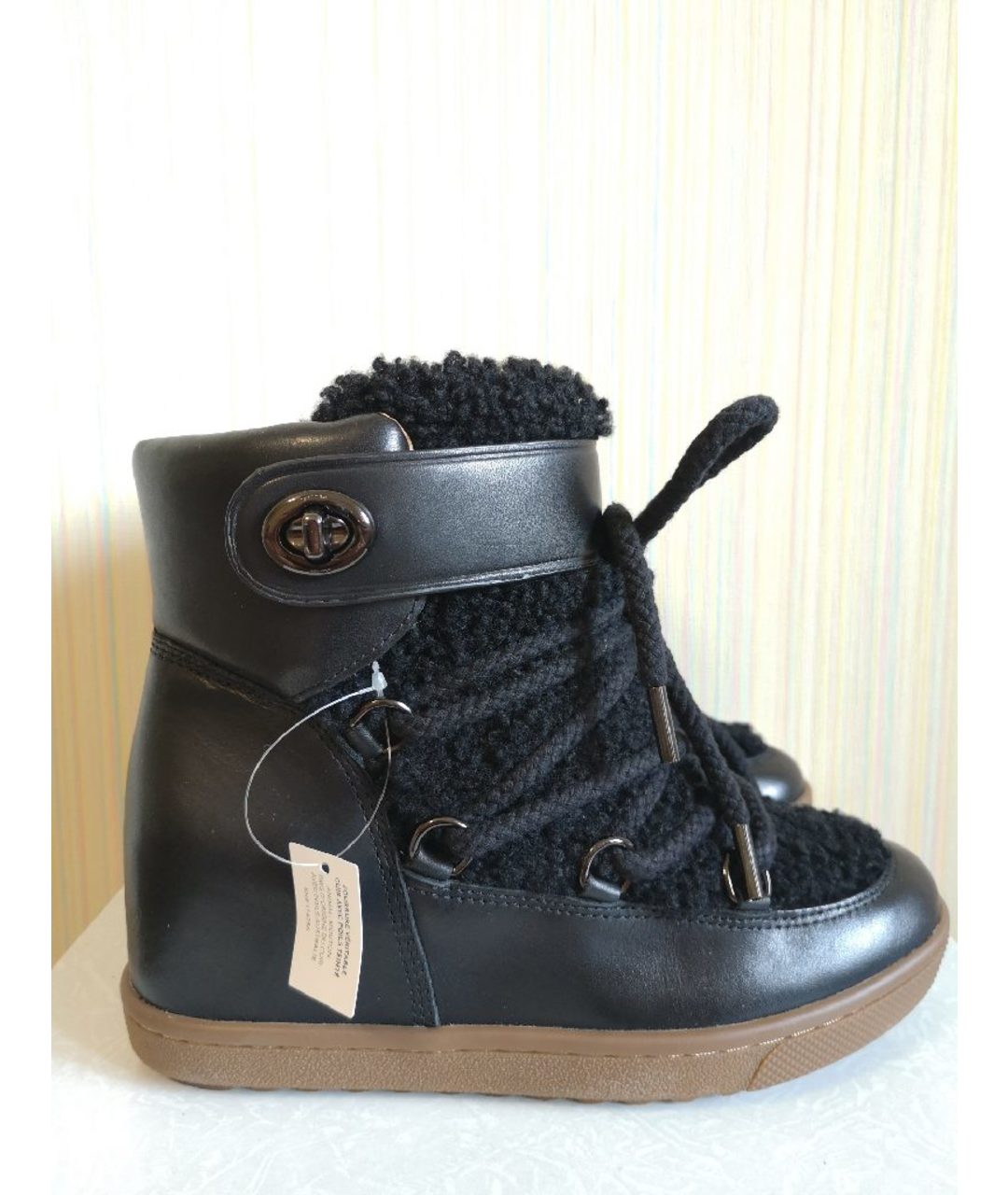 COACH Черные кожаные ботинки, фото 6
