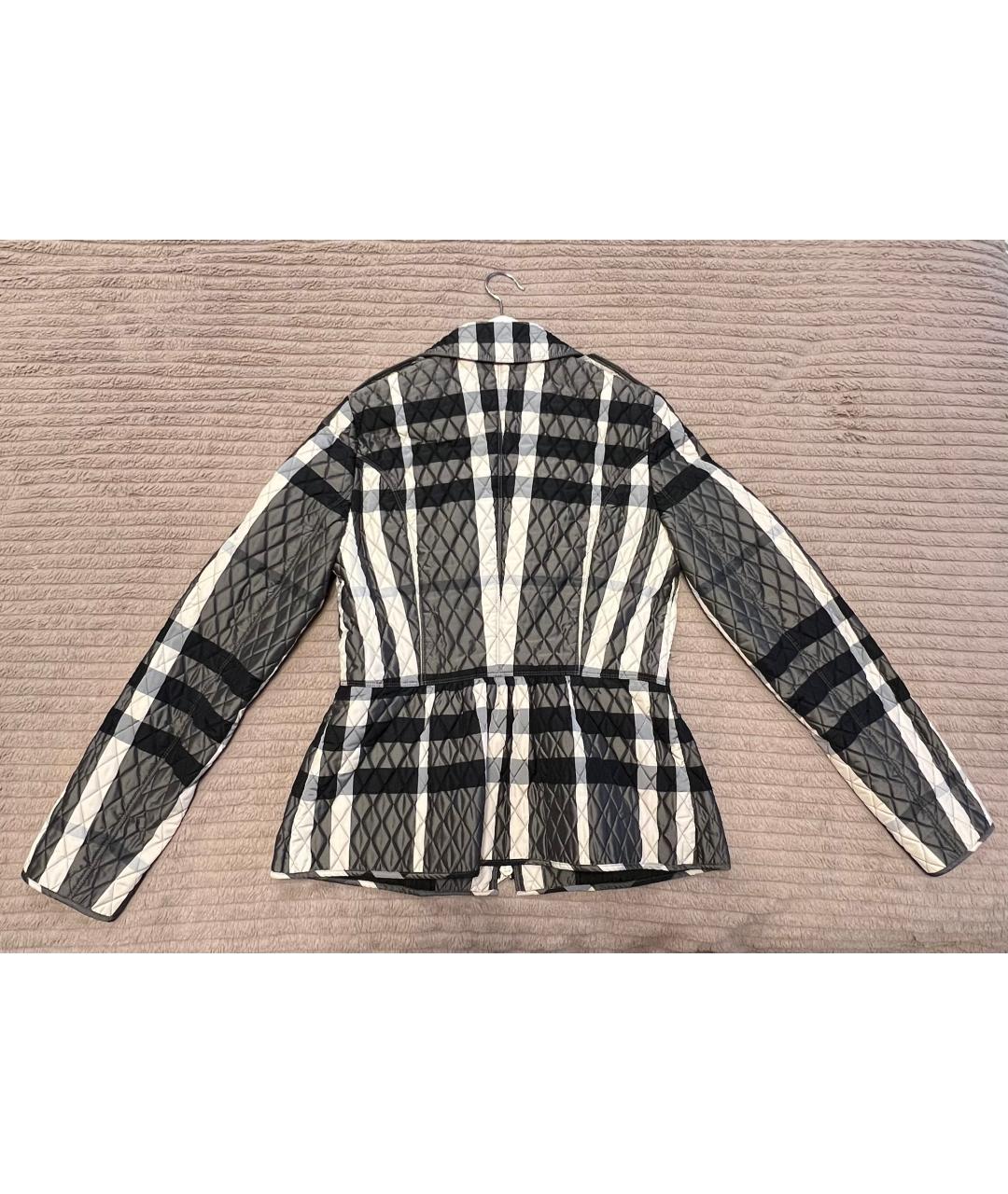 BURBERRY Серая полиэстеровая куртка, фото 2
