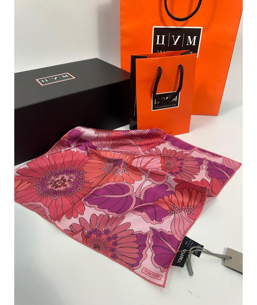 TOM FORD Мульти шелковый платок, фото 8