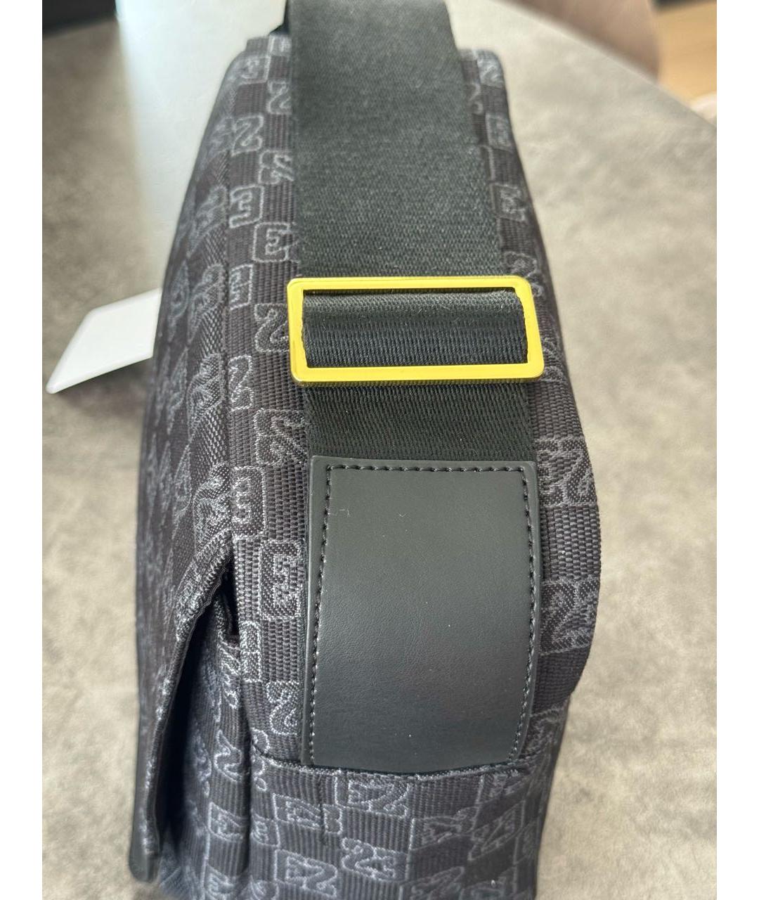 JORDAN Черная сумка на плечо, фото 4