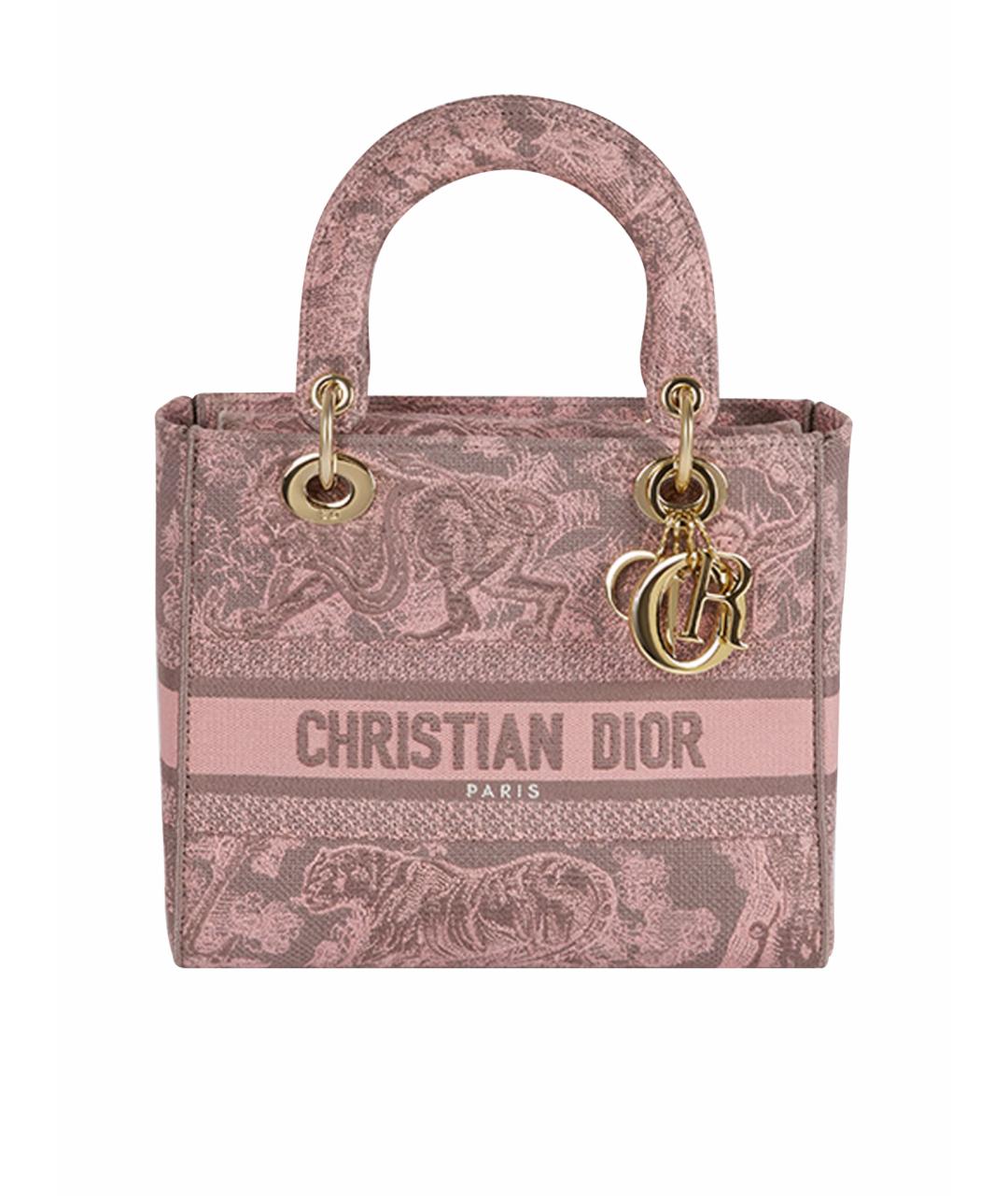 CHRISTIAN DIOR Розовая сумка с короткими ручками, фото 1