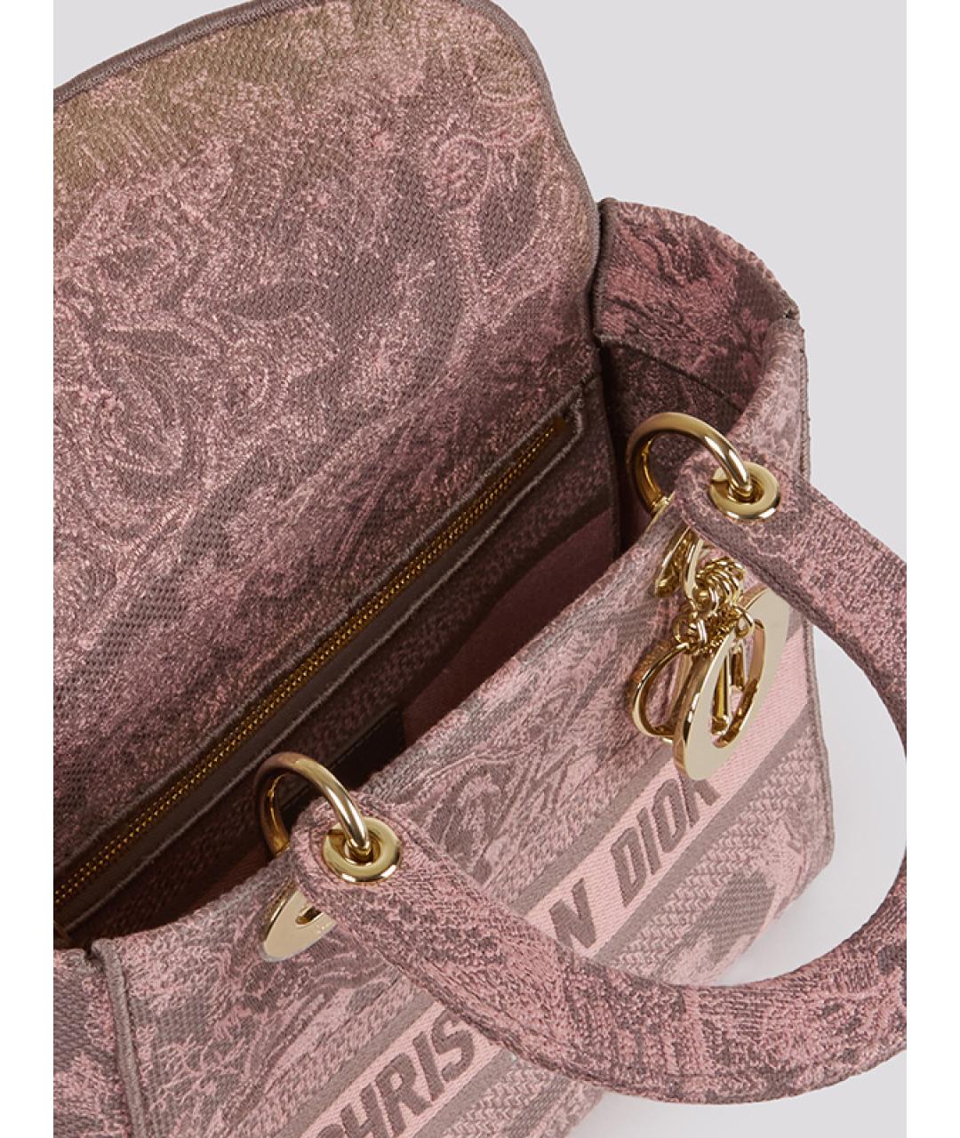 CHRISTIAN DIOR Розовая сумка с короткими ручками, фото 3