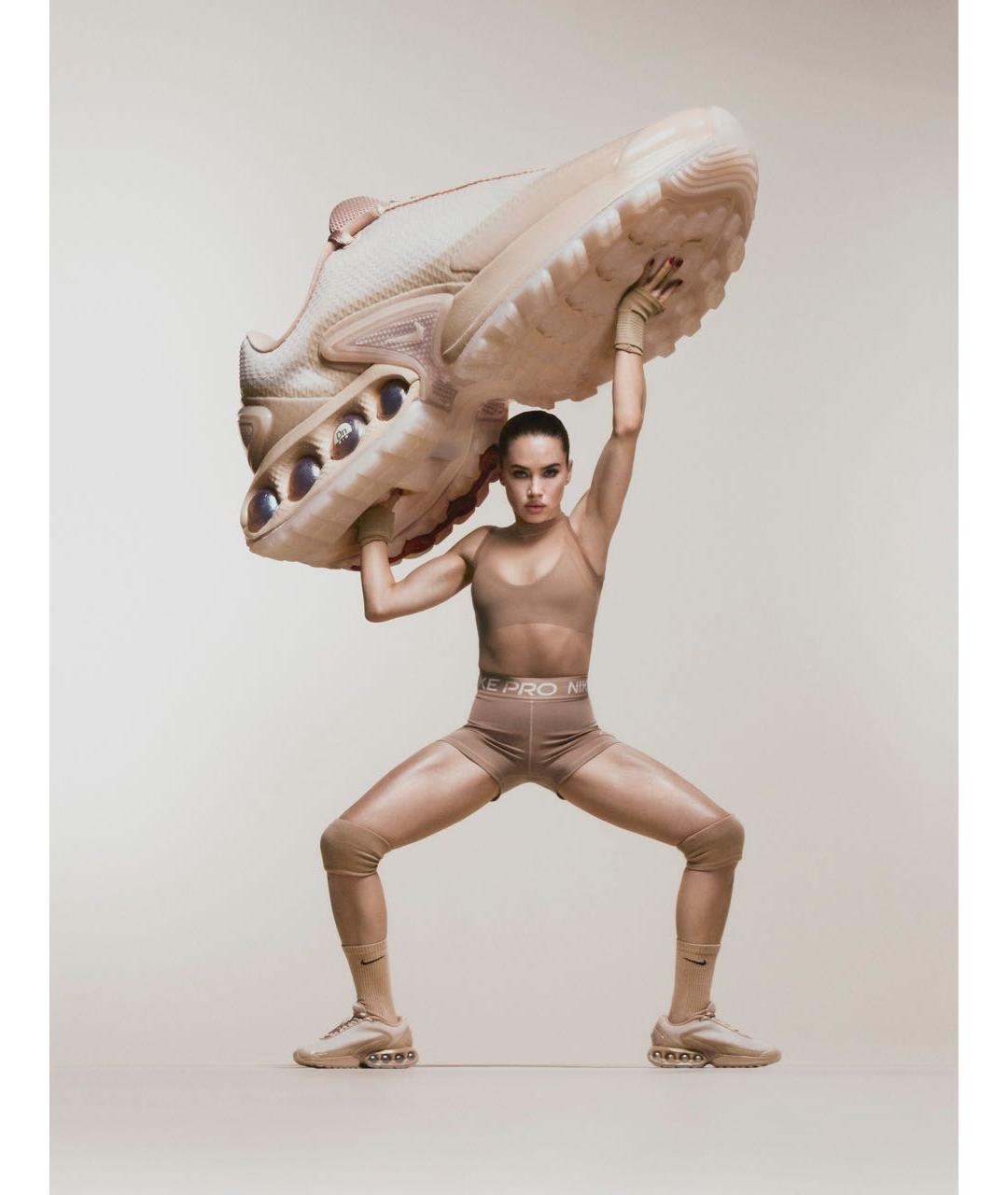 NIKE Бежевые кроссовки, фото 6