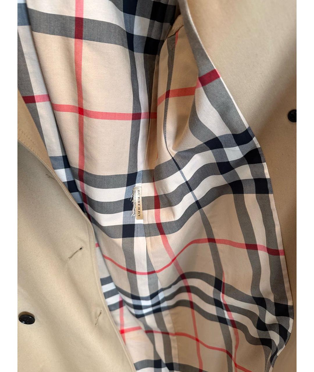 BURBERRY Бежевый тренч/плащ, фото 3