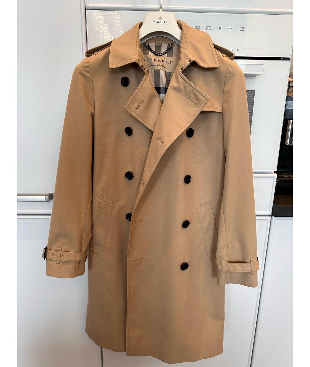 BURBERRY Бежевый тренч/плащ, фото 4