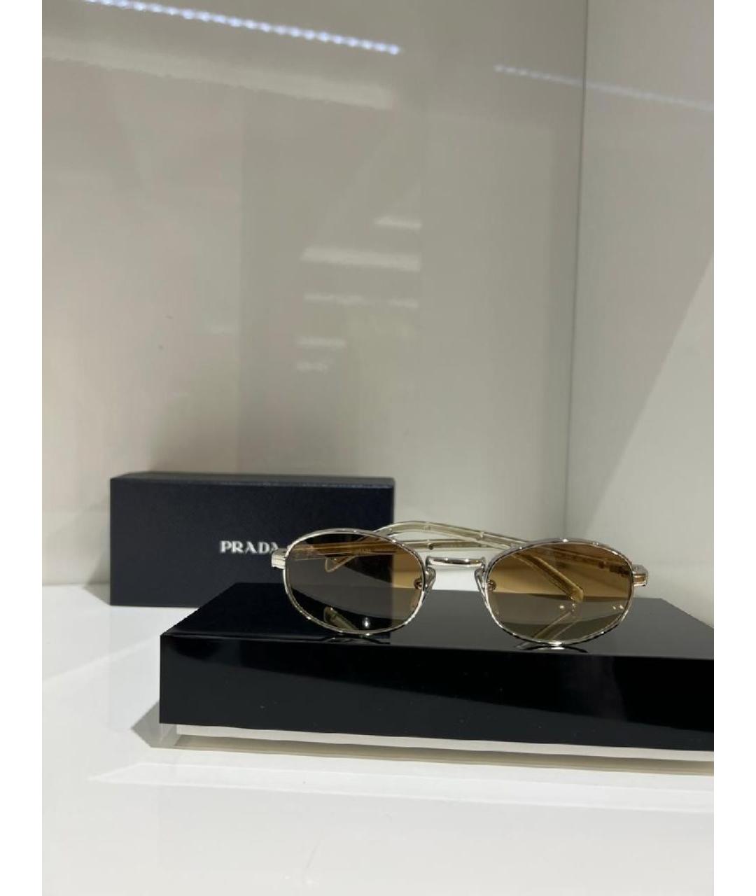 PRADA Желтые солнцезащитные очки, фото 3