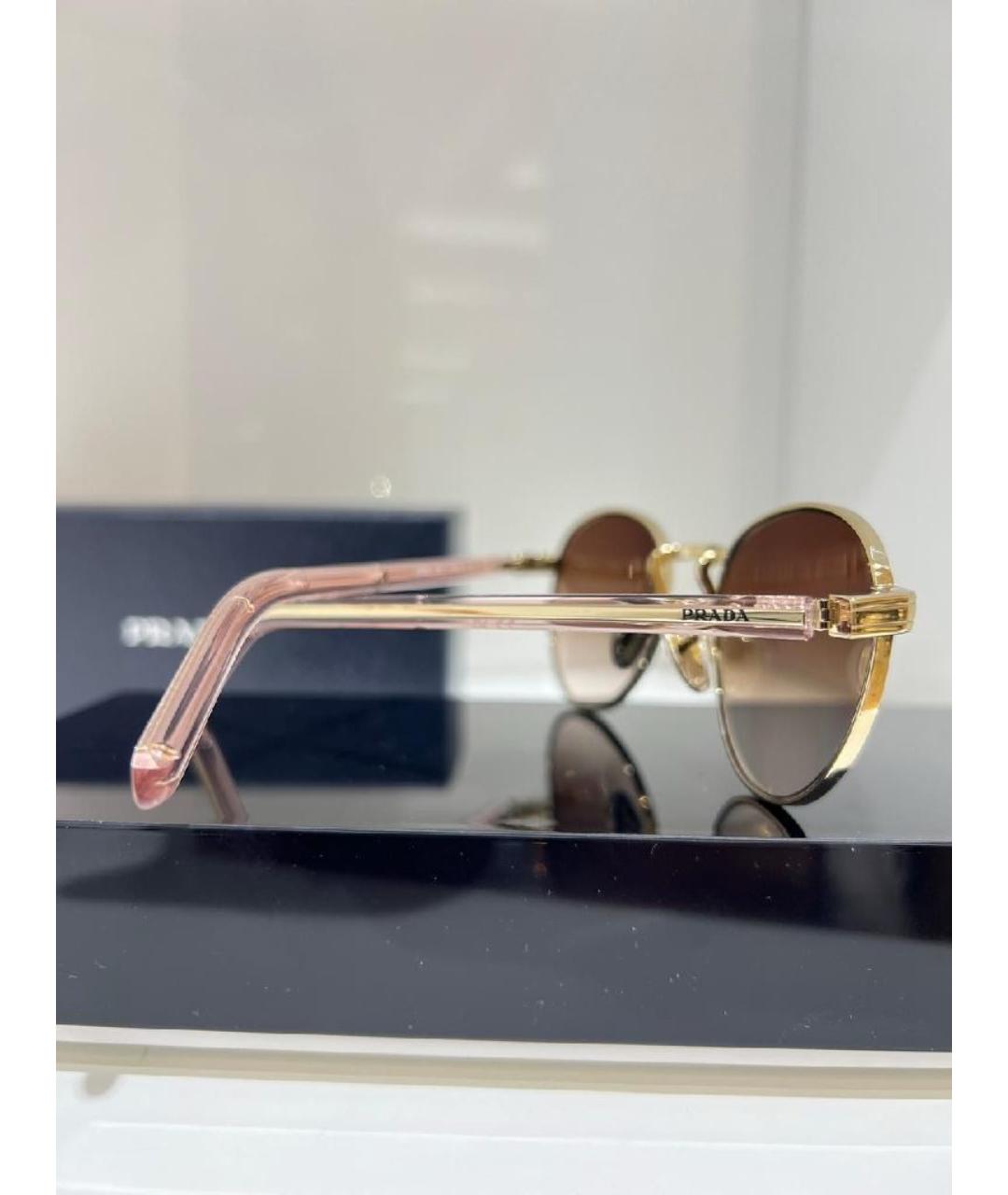 PRADA Розовые солнцезащитные очки, фото 2