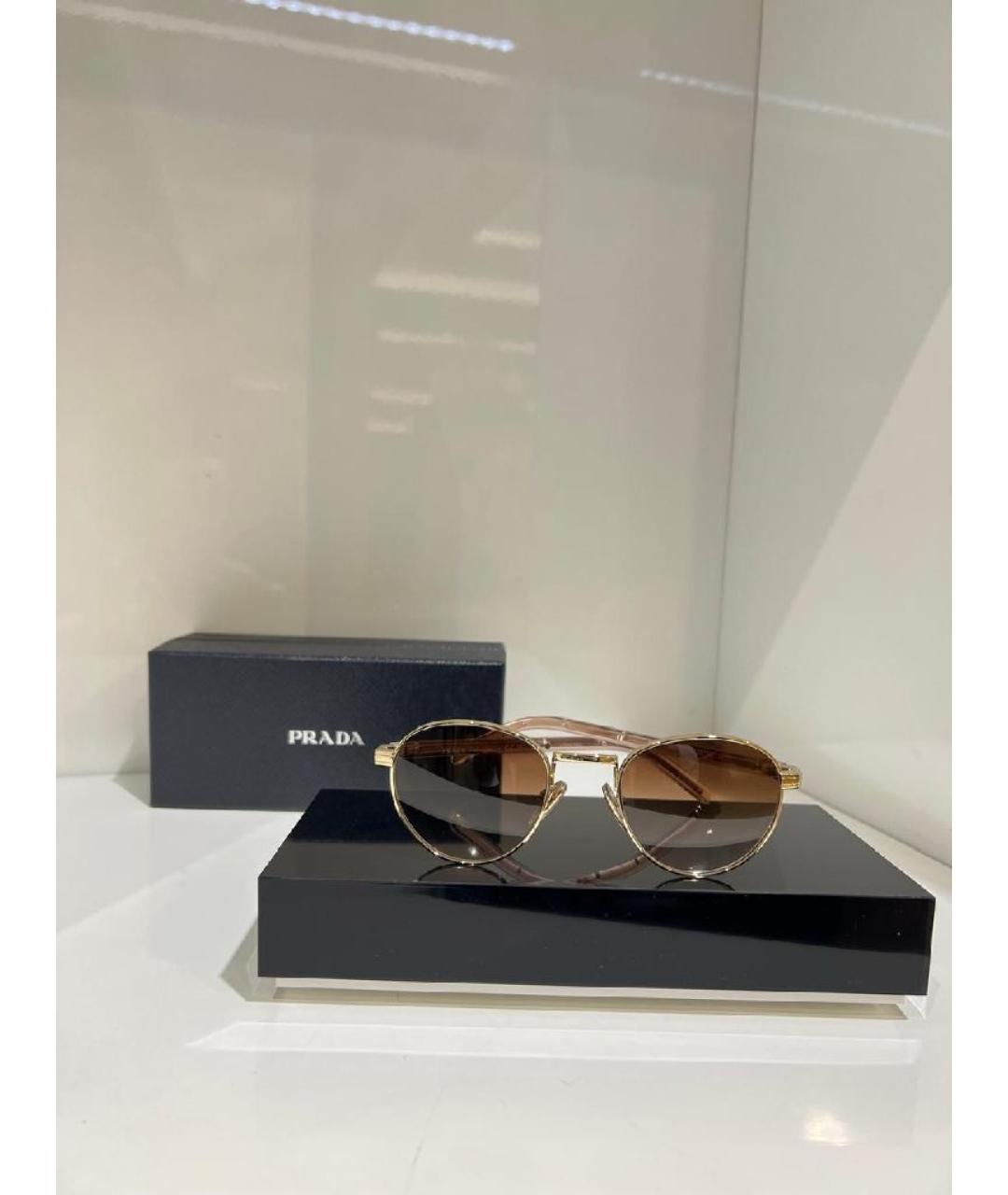 PRADA Розовые солнцезащитные очки, фото 3