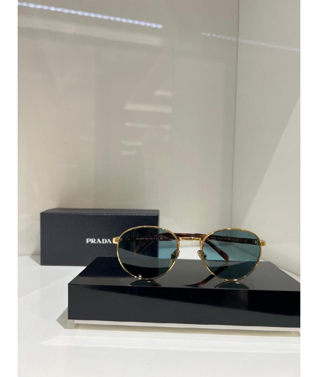 PRADA Коричневые солнцезащитные очки, фото 3