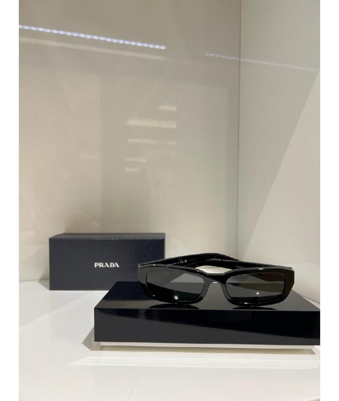 PRADA Черные солнцезащитные очки, фото 3