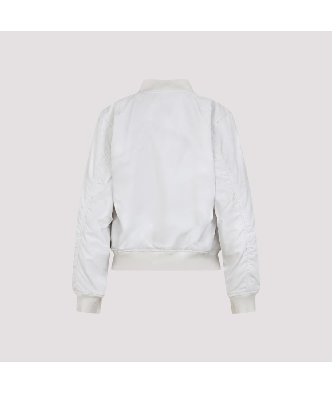BALENCIAGA Белая полиамидовая куртка, фото 4