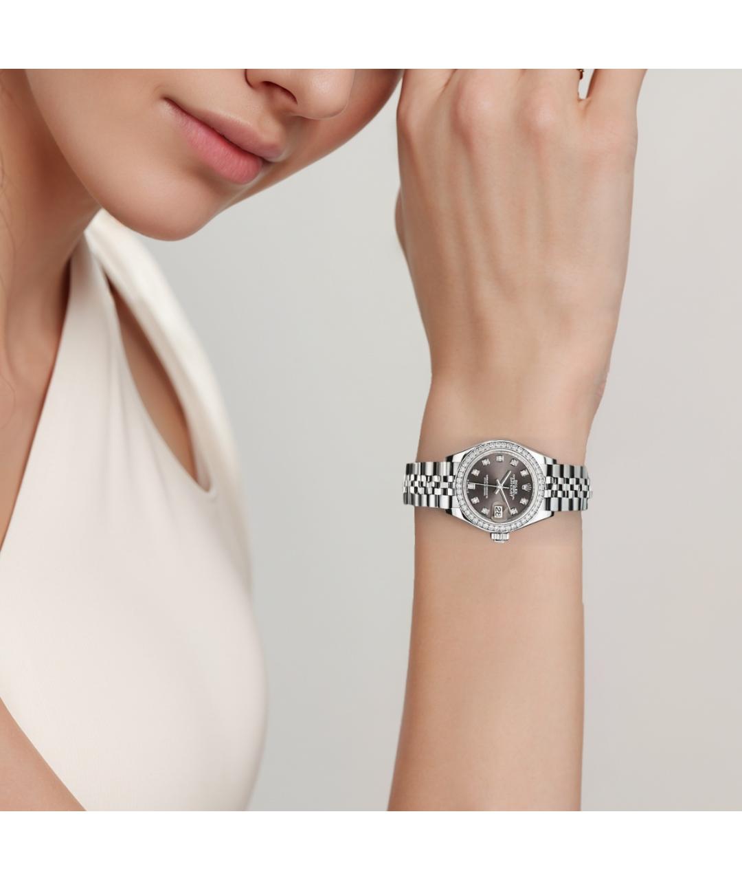 ROLEX Часы из белого золота, фото 3
