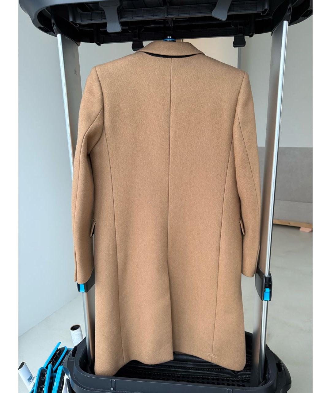 SAINT LAURENT Коричневое кашемировое пальто, фото 3