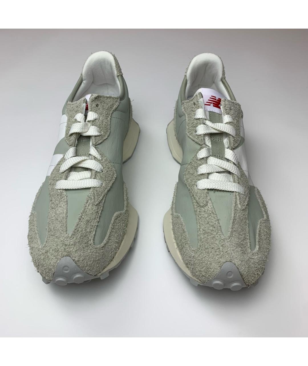 NEW BALANCE Зеленые замшевые низкие кроссовки / кеды, фото 3