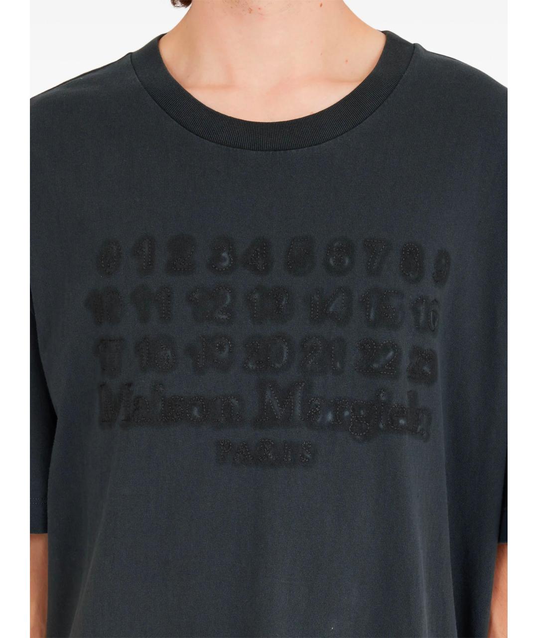 MAISON MARGIELA Серая хлопковая футболка, фото 7