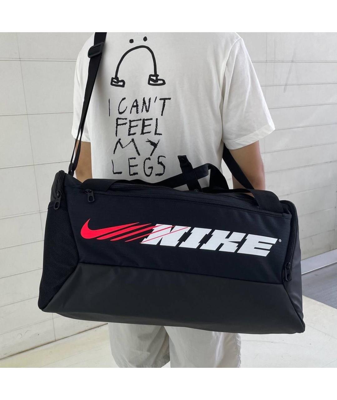 NIKE Черная дорожная/спортивная сумка, фото 7