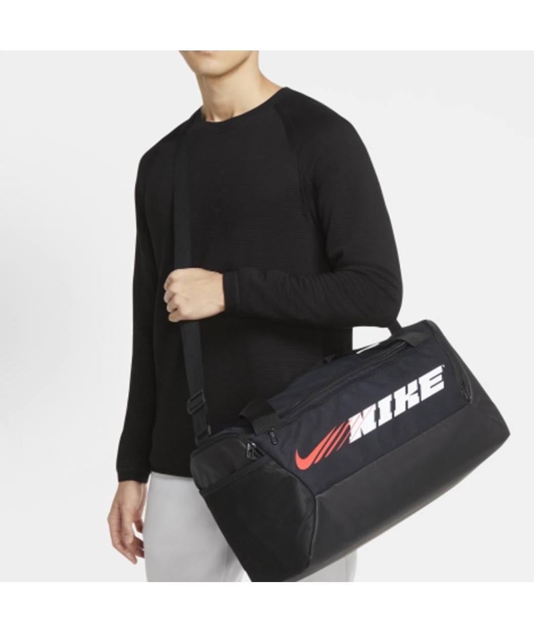 NIKE Черная дорожная/спортивная сумка, фото 4