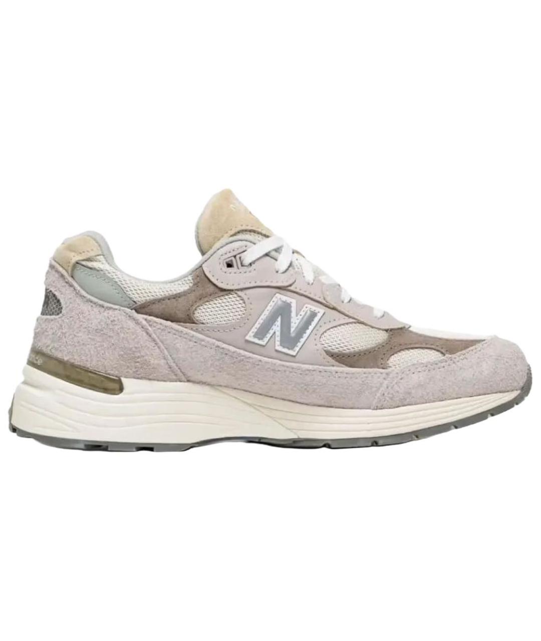 NEW BALANCE Серые текстильные кроссовки, фото 1