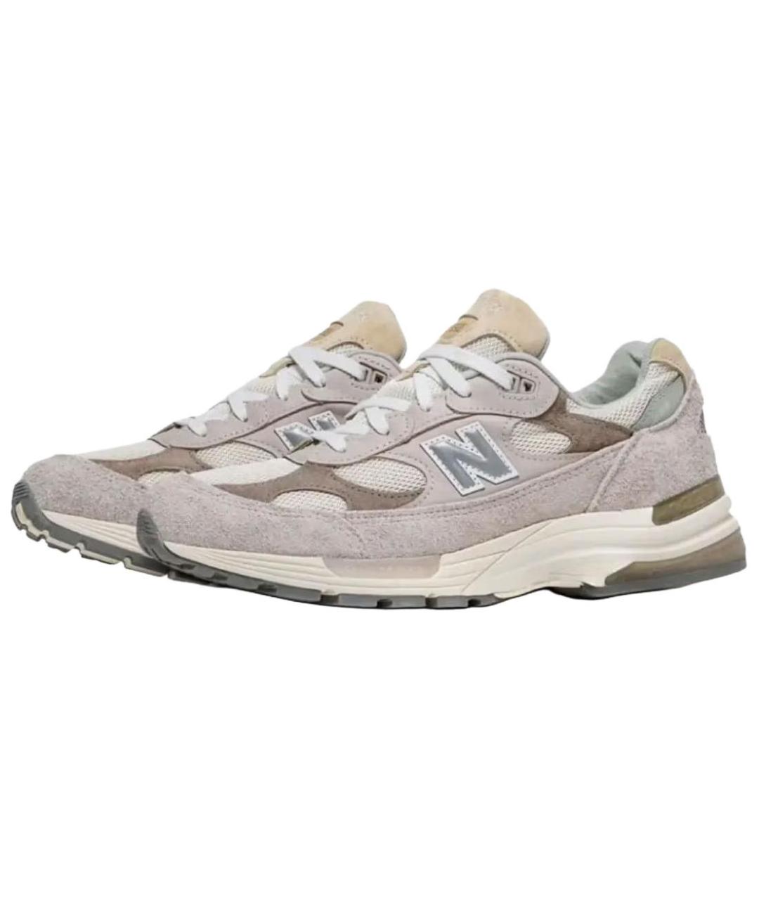 NEW BALANCE Серые текстильные кроссовки, фото 3