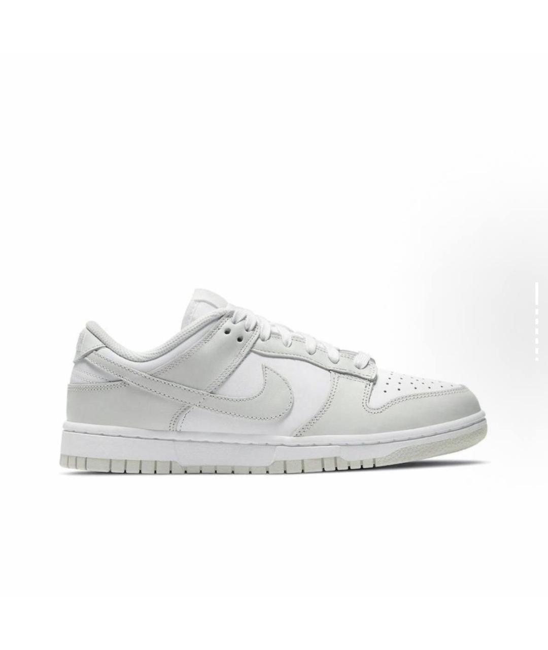 NIKE Серые кожаные кроссовки, фото 7