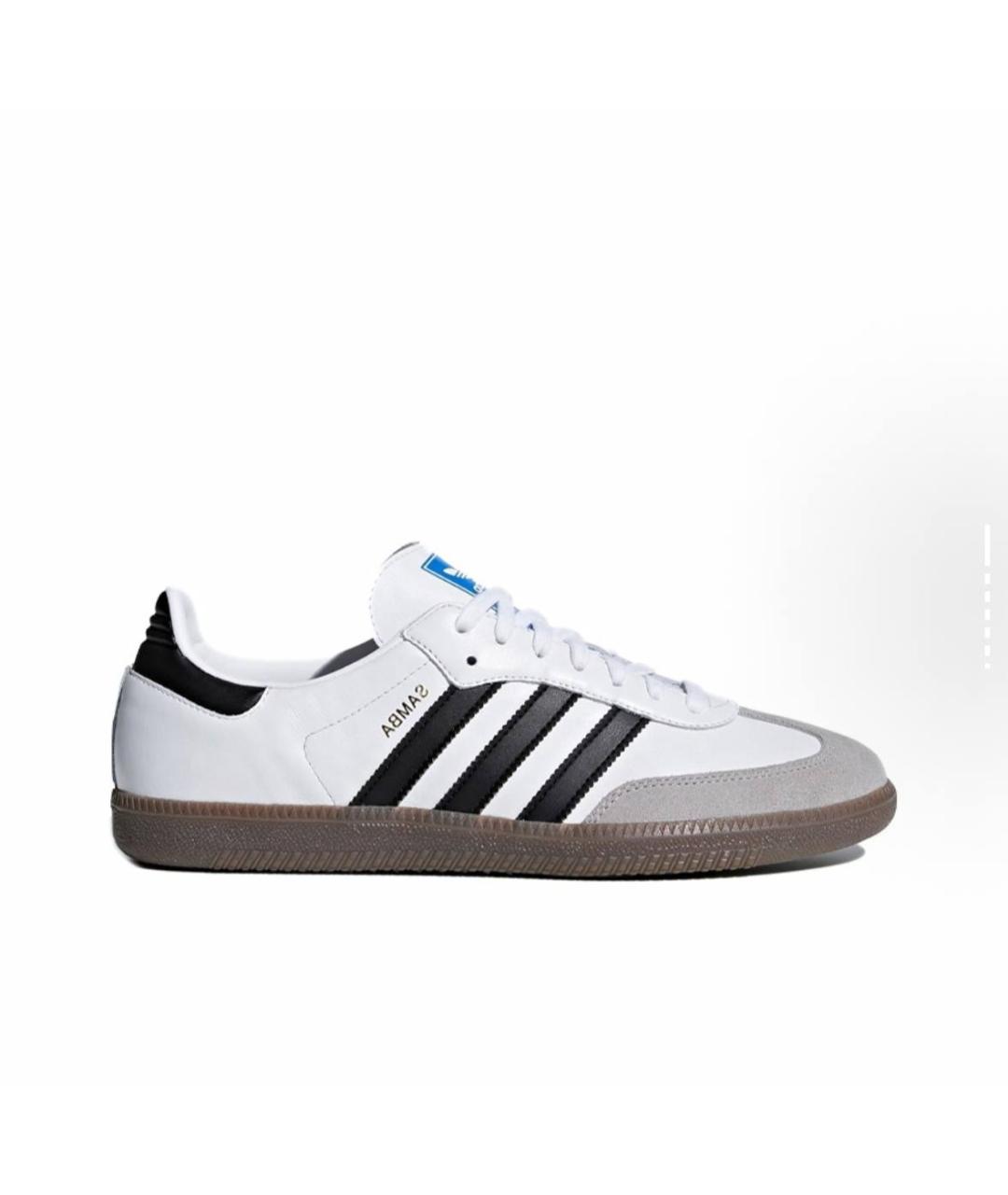 ADIDAS Серые кожаные низкие кроссовки / кеды, фото 7