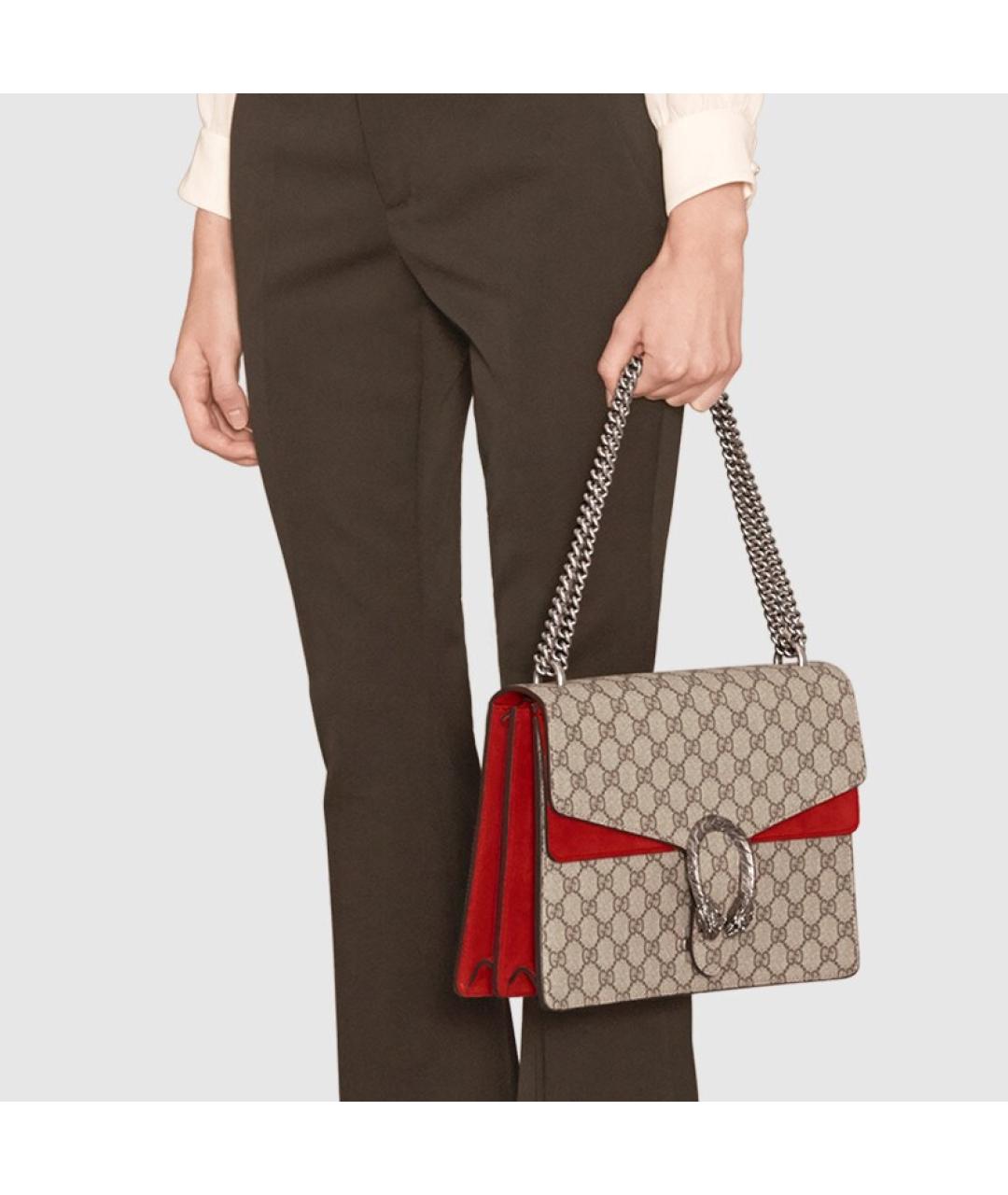 GUCCI Бежевая сумка через плечо, фото 8