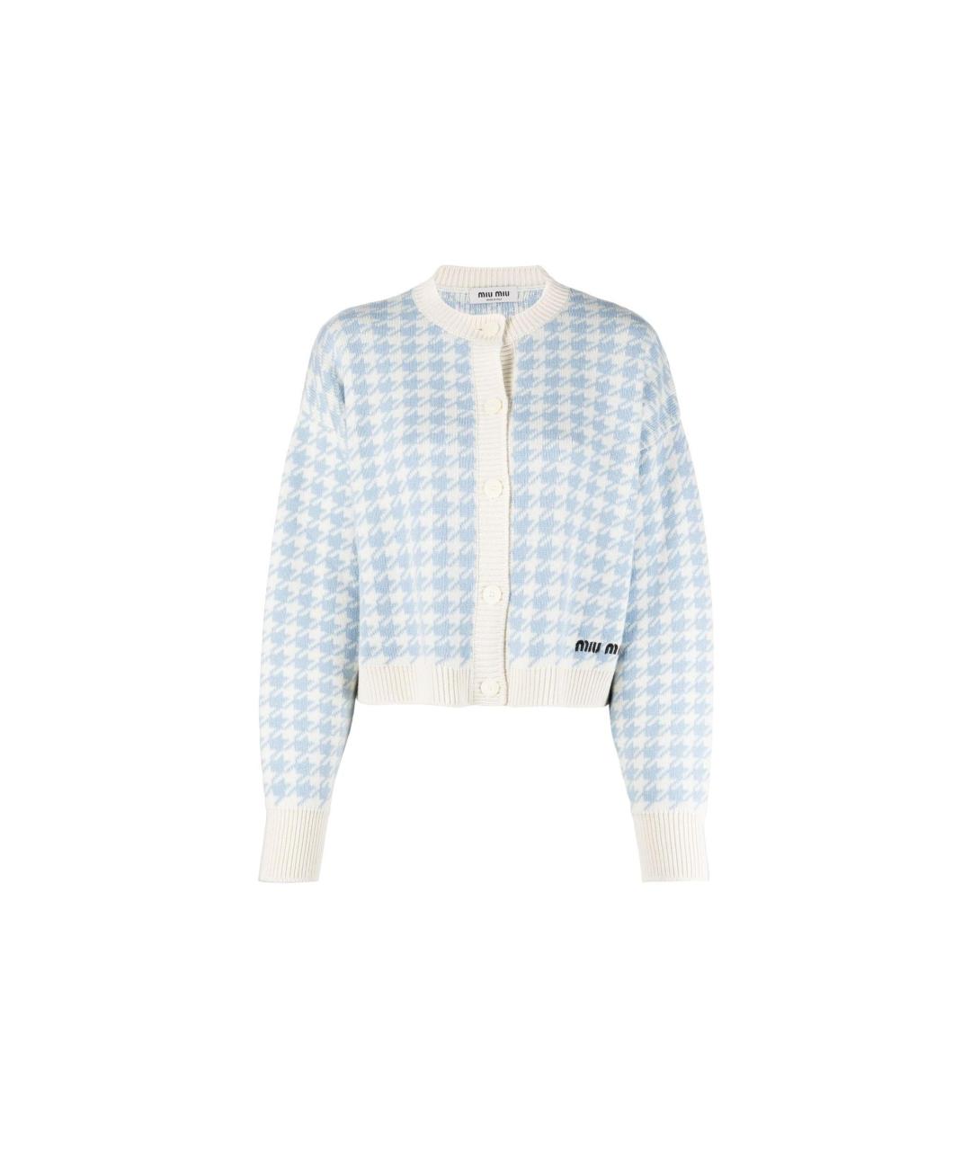 MIU MIU Мульти кашемировый кардиган, фото 1