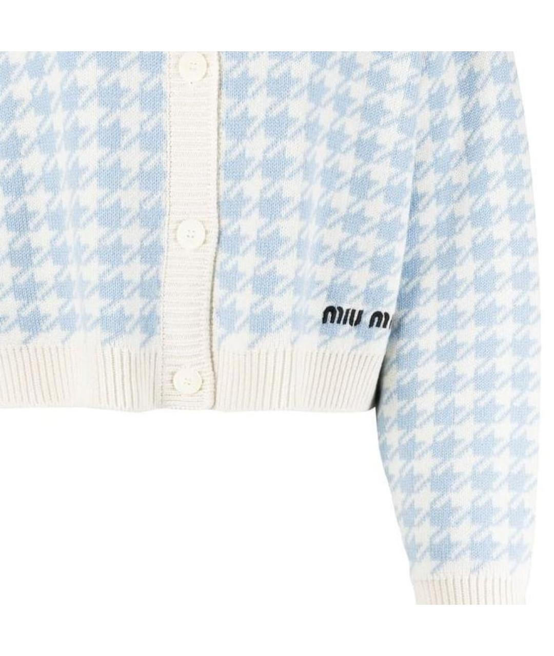 MIU MIU Мульти кашемировый кардиган, фото 6
