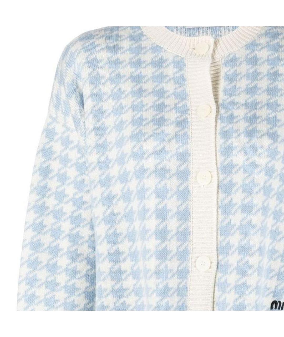 MIU MIU Мульти кашемировый кардиган, фото 5