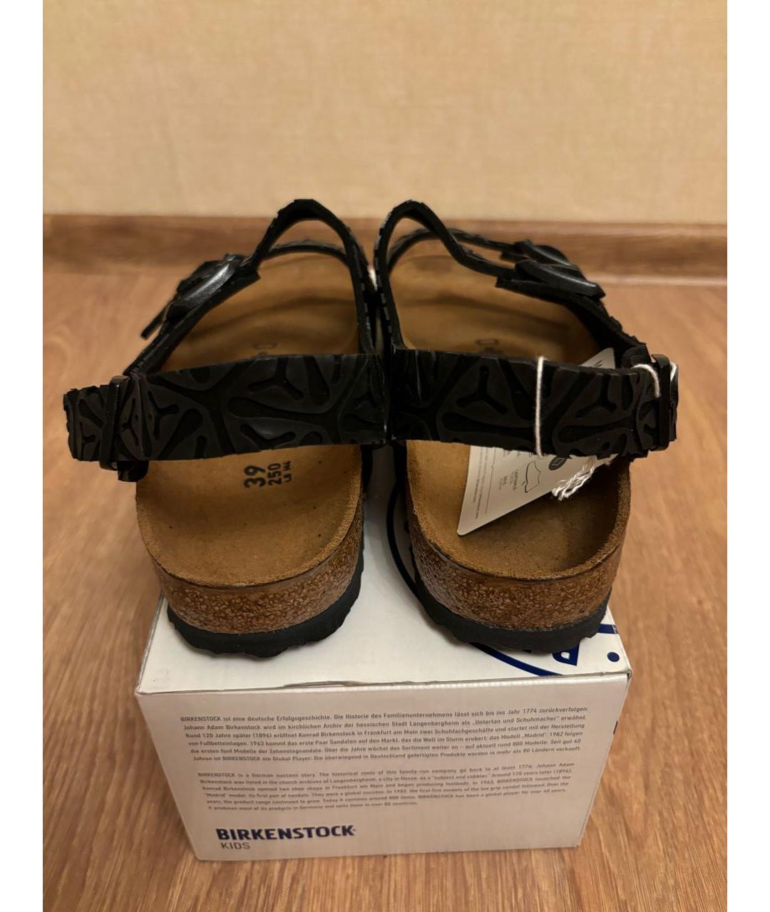 BIRKENSTOCK Черные сандалии, фото 4