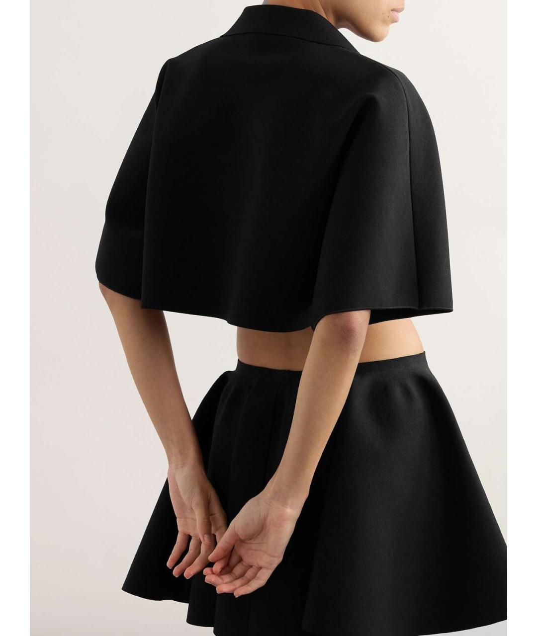ALAIA Черная вискозная футболка, фото 3