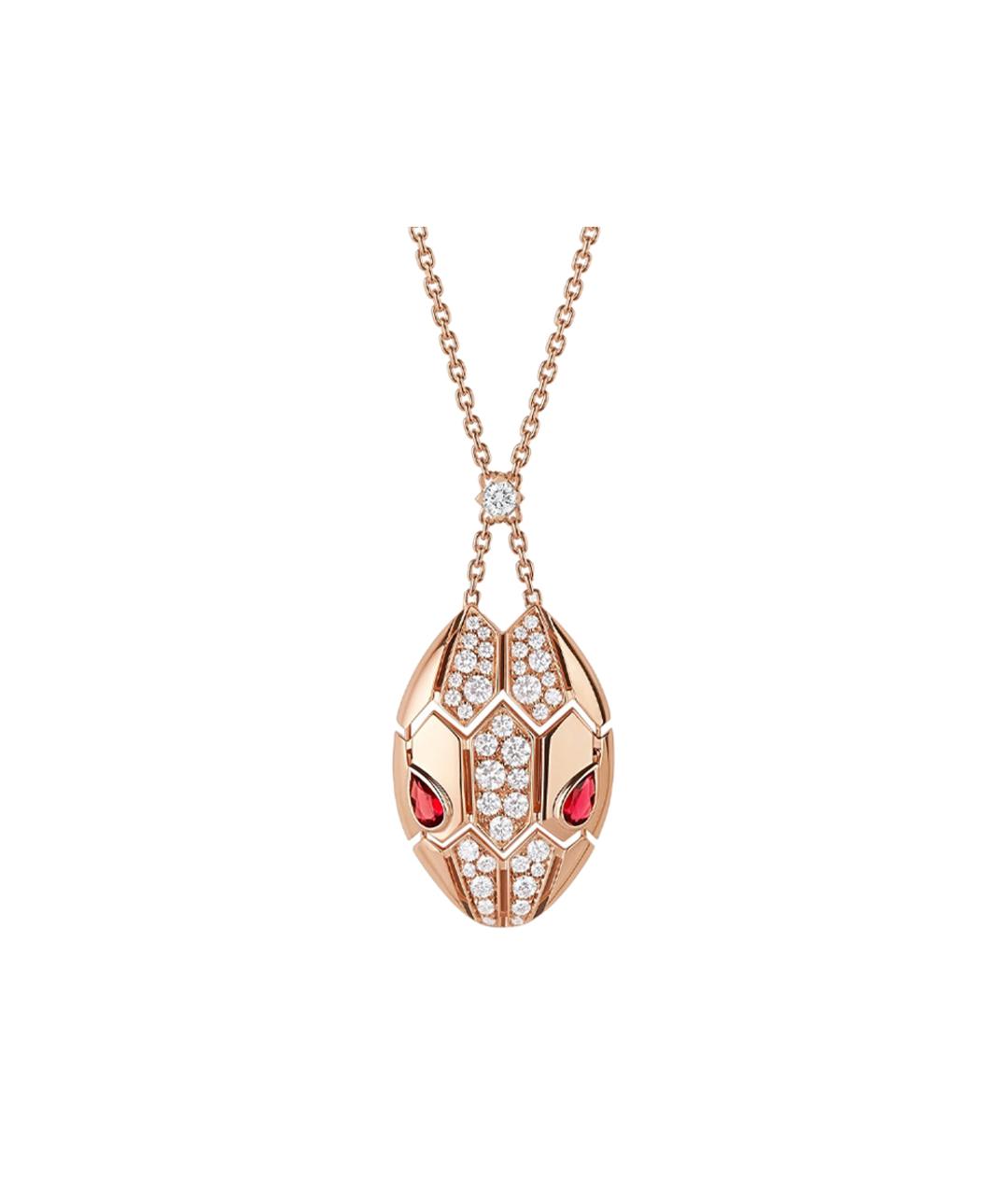 BVLGARI Золотая подвеска из розового золота, фото 7