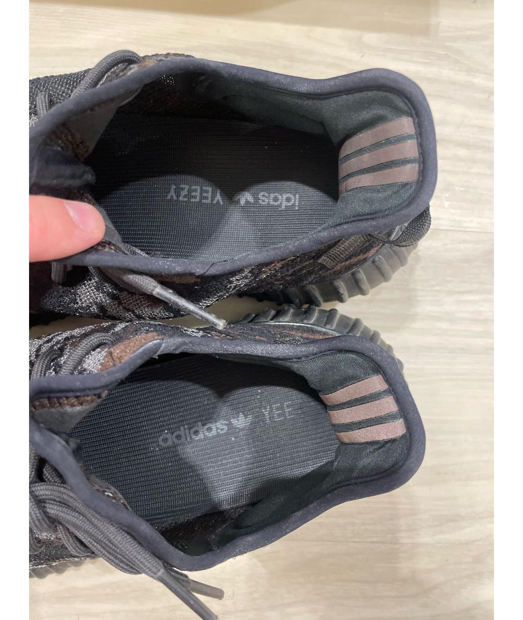 ADIDAS YEEZY Коричневые синтетические низкие кроссовки / кеды, фото 7