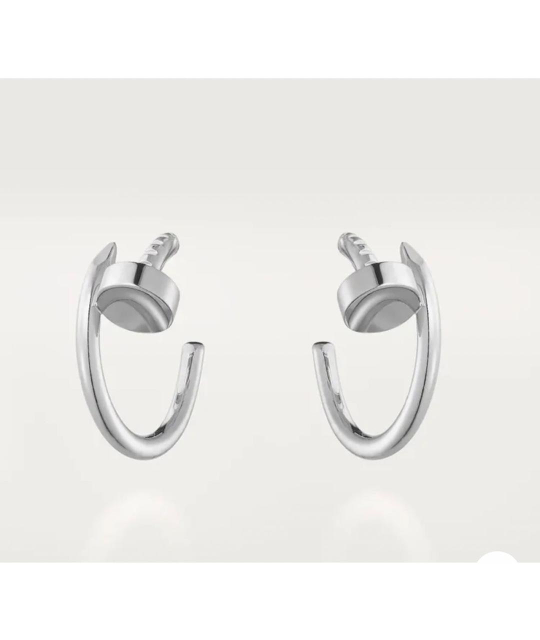 CARTIER Серьги из белого золота, фото 4