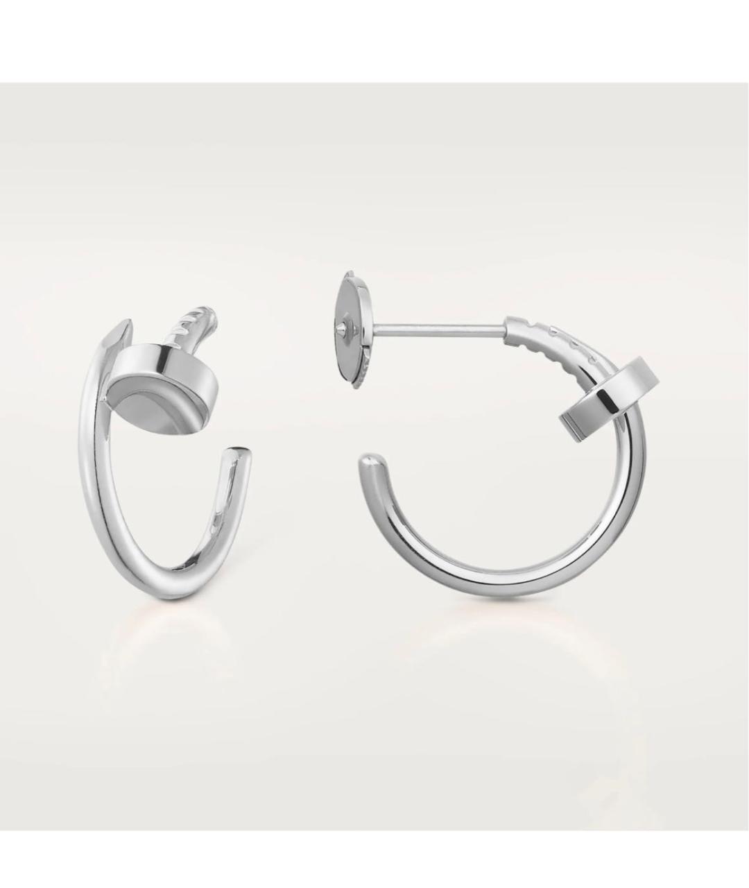CARTIER Серьги из белого золота, фото 2